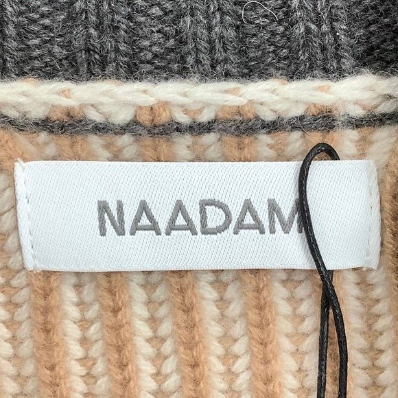 NEW! NAADAM Size Small Fisherman Colorblock Turtleneck Sweater $445 msrp J7-5 - Picture 4 of 12